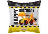 SALE > Pillow - Happy Birthday Under Construction - K18"