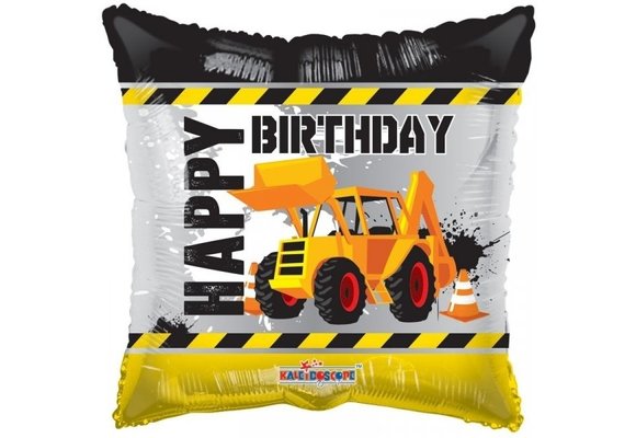SALE > Pillow - Birthday - Under Construction - 18 inch - K