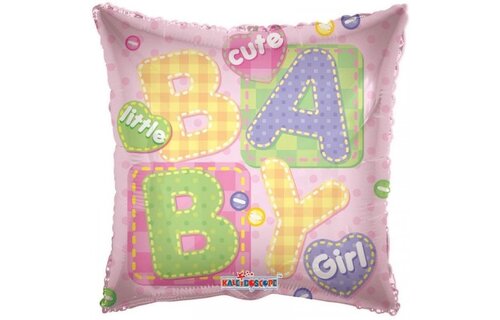 Pillow - Baby Girl Big Letters - K18"