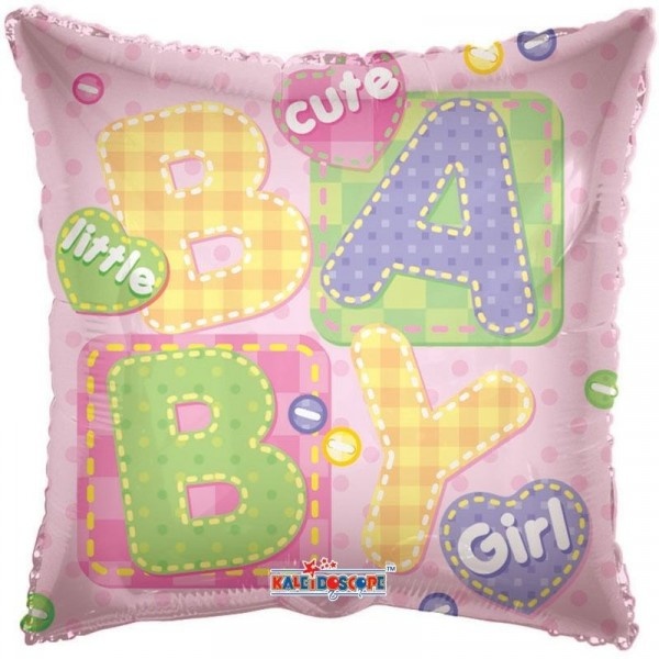 Pillow - Baby Girl Big Letters - K18"