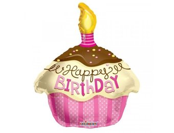 Cupcake Happy Birthday - Pink - K18"