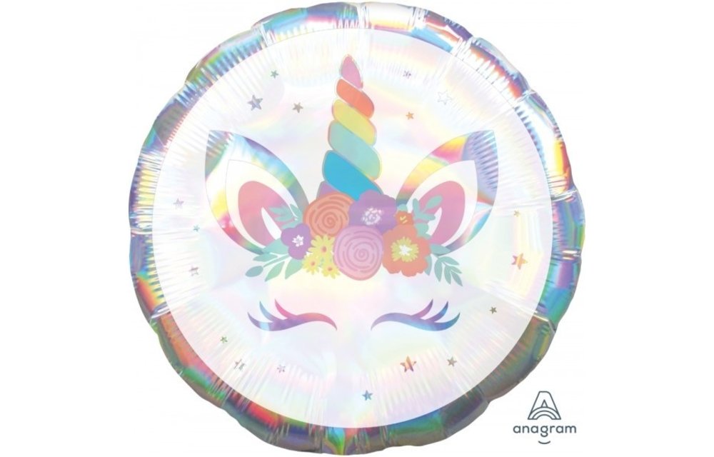 Unicorn - Rainbow Horn Iridescent - 18 inch - Anagram