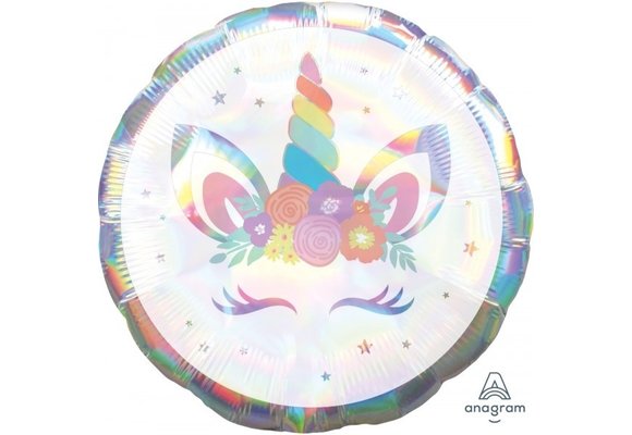 Unicorn - Rainbow Horn Iridescent - 18 inch - Anagram
