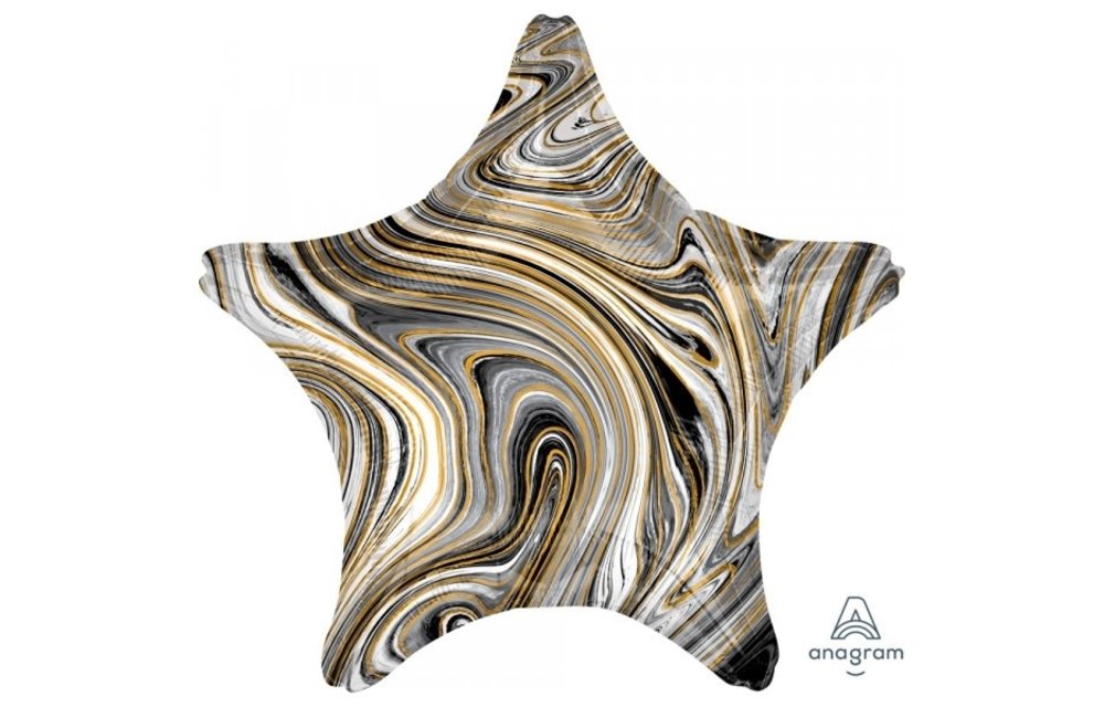 SALE > Star - Marblez Black - 18 inch - Anagram - 2 stuks.