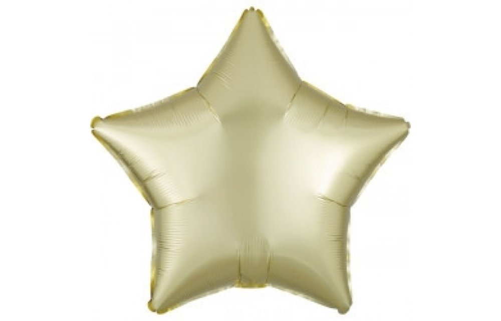 Star - Satin Luxe Pastel Yellow - 18 inch - Anagram