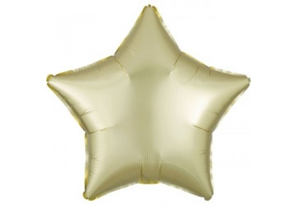 Star - Satin Luxe Pastel Yellow - 18 inch - Anagram