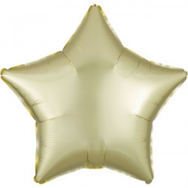 Star - Satin Luxe Pastel Yellow - A18"/45cm