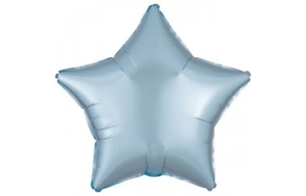 Star - Satin Luxe Pastel Blue - 18 inch - Anagram