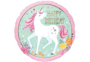 Magical Unicorn Happy Birthday - A18"/45cm