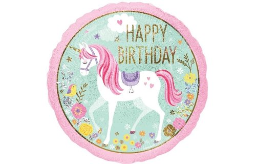 Magical Unicorn Happy Birthday - A18"/45cm
