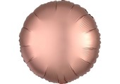 Round - Satin Luxe Rose Copper - 18 inch - Anagram