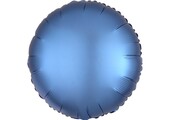 Round - Satin Luxe Azure  - 18 inch - Anagram