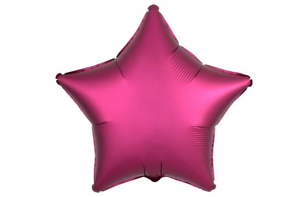 Star - Satin Luxe Pomegranate - 18 inch - Anagram