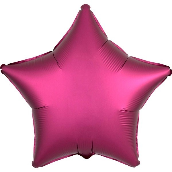 Star - Satin Luxe Pomegranate - 18 inch - Anagram