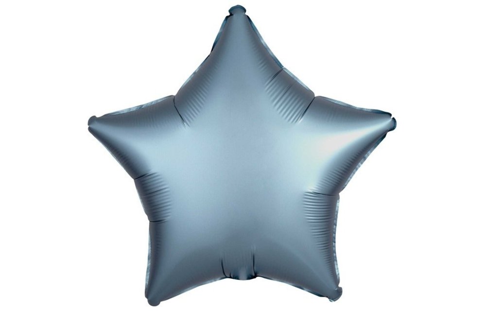 Star - Satin Luxe Steel Blue - 18 inch - Anagram