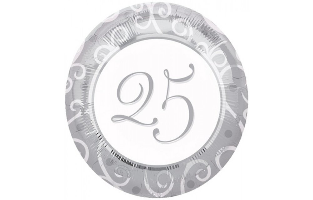 Rond 25 Silver/White - 18 inch - Anagram