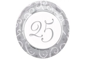 Rond - 25 Silver/White - 18 inch - Anagram