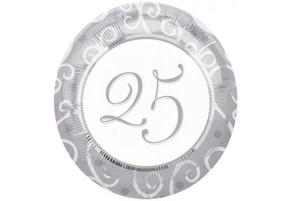 Rond - 25 Silver/White - 18 inch - Anagram
