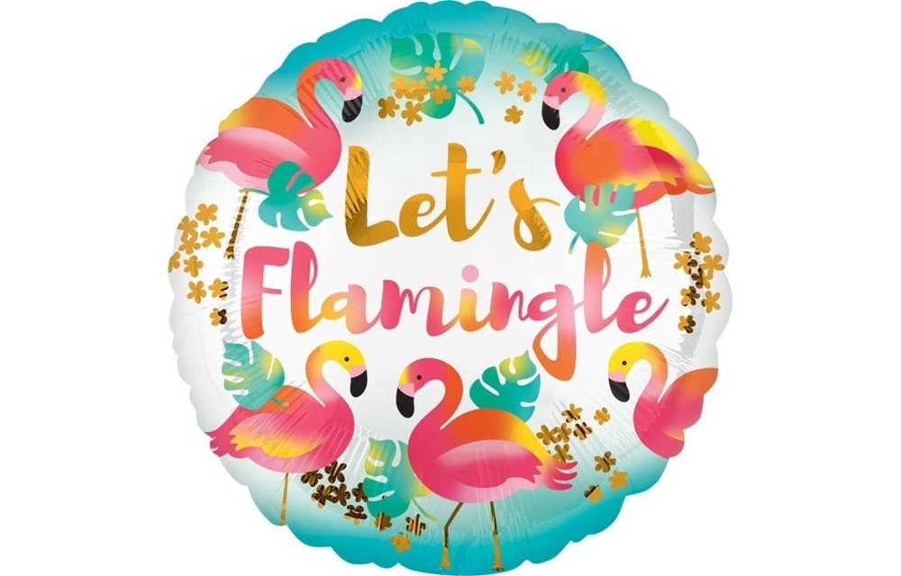 Let's Flamingle - 18 inch - Anagram
