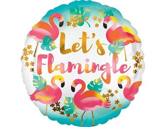 Let's Flamingle - A18"/45cm