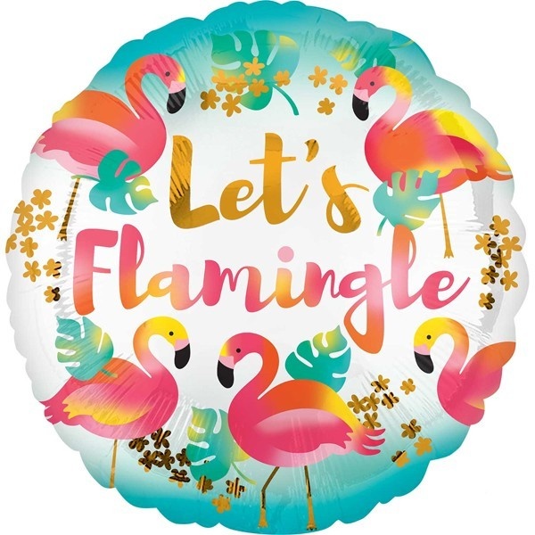 Let's Flamingle - 18 inch - Anagram