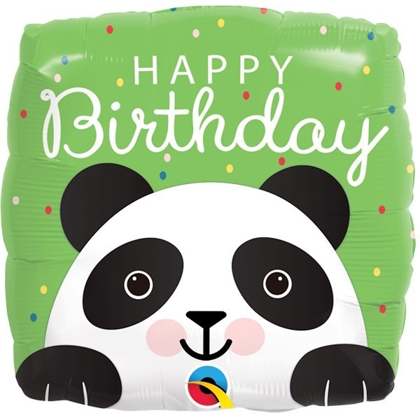 Square Birthday Panda - Q18"/45 cm