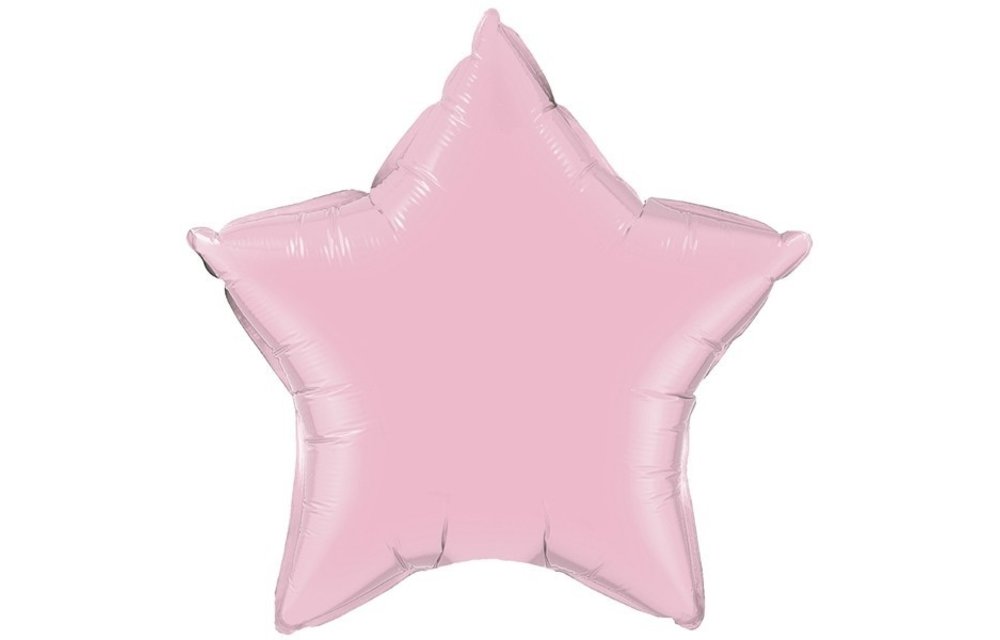 Star - Pearl Pink - 4 inch - Qualatex - 5 stuks