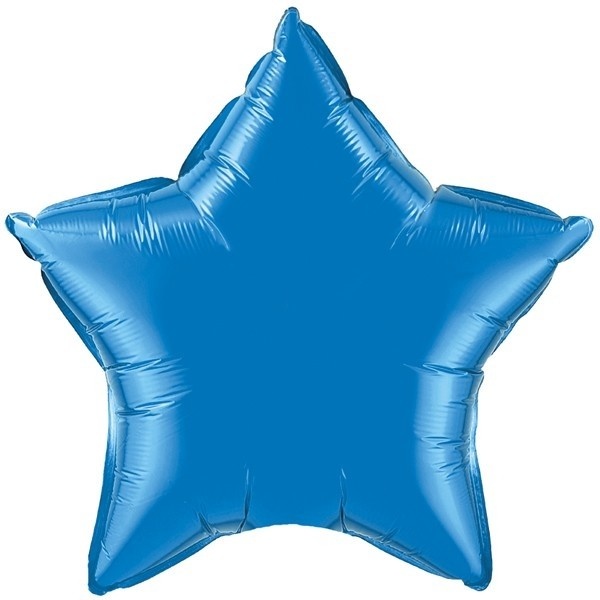 Star - Sapphire Blue - Q4"/10cm - 5 stuks