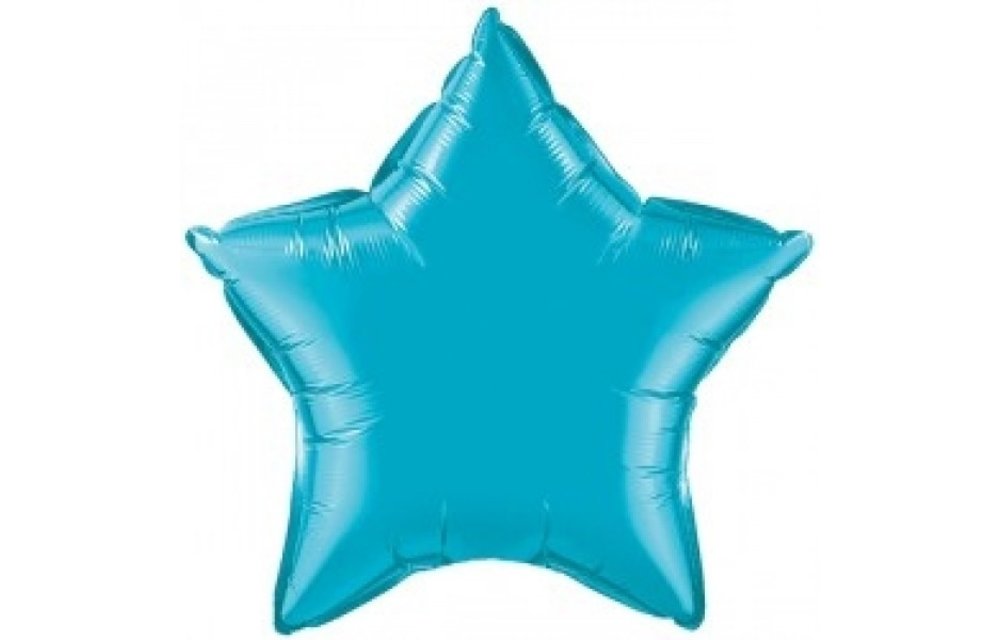 Star - Turquoise - 9 inch - 5 stuks - Qualatex