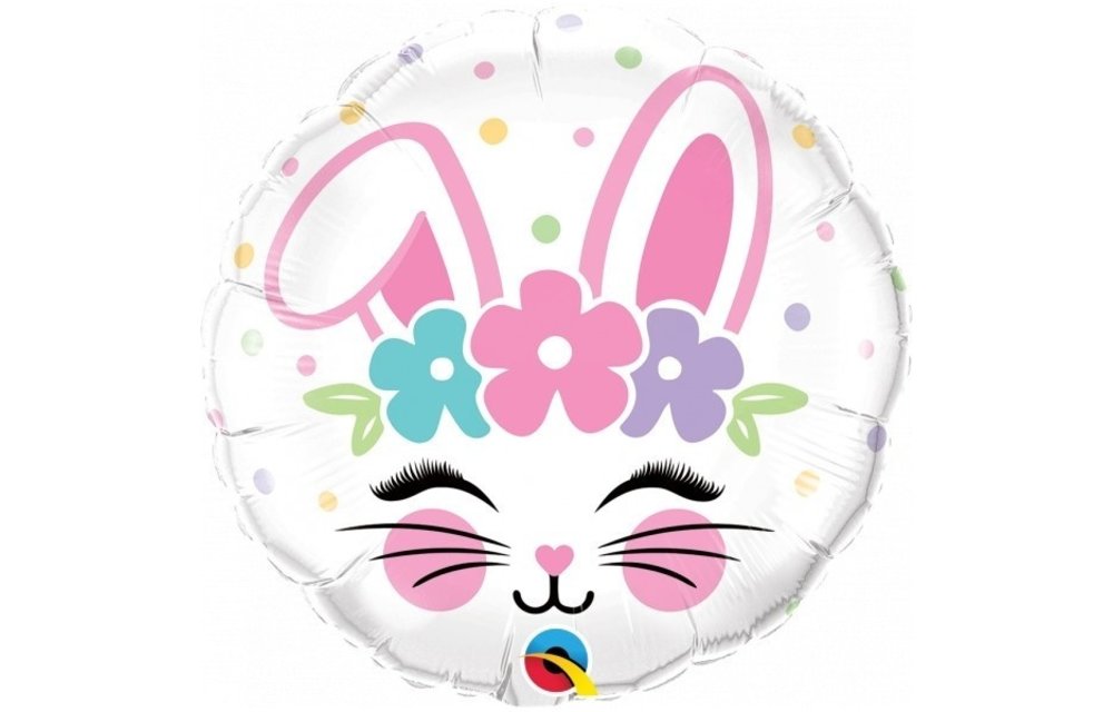 Bunny Face - 18 inch - Qualatex