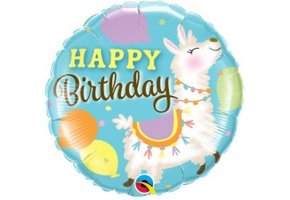 Lama Happy Birthday - Q18"/45cm