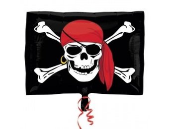 Jolly Roger Flag Square - ST36x50cm
