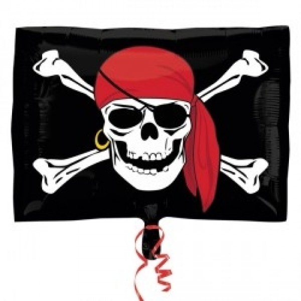 Jolly Roger Flag Square - ST36x50cm
