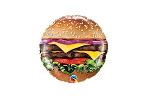 MICROFOIL - Cheeseburger - 9 inch - Qualatex - Airfilled