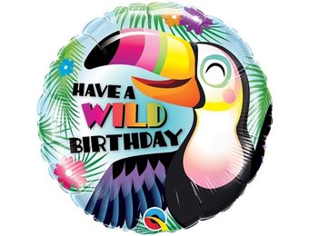 Have a Wild Birthday Toucan - Q18"/45cm