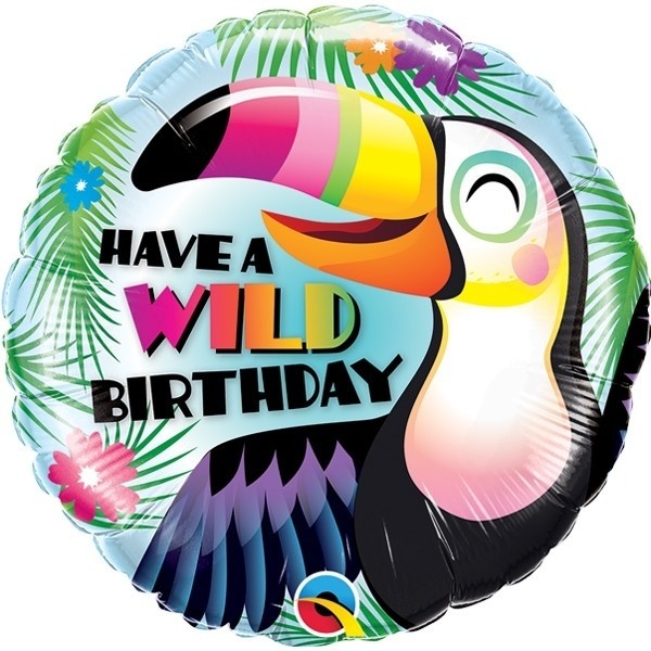 Have a Wild Birthday Toucan - 18 inch - Qualatex