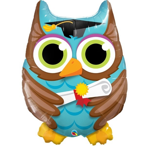 Owl Graduate - Q34"/86cm