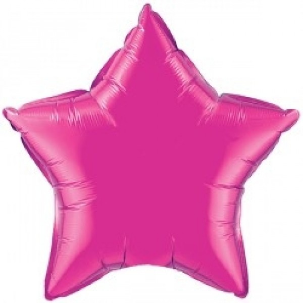 Star - Magenta - 9 inch - 5 stuks - Qualatex