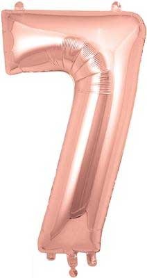 Cijfer Rose Gold 7 - O34"