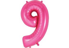 SALE > Cijfer Fuchsia - 9 - Oaktree 34 inch