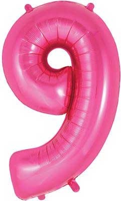 Cijfer Fuchsia 9 - Oaktree 34 inch