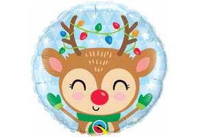 Reindeer & Colorful Lights - Q18"/45cm