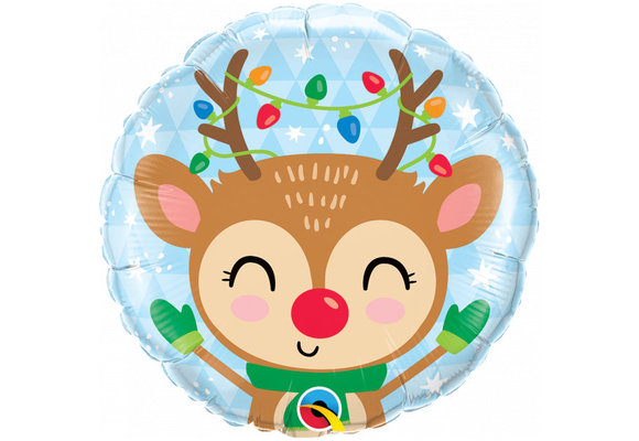 Reindeer & Colorful Lights - Q18"/45cm