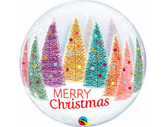 SALE > BUBBLE Christmas Trees & Snowflakes - 22"/56cm