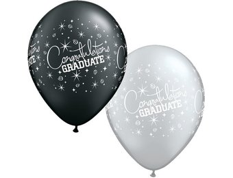 Q.11 Congratulations Graduate - PRL Onyx Black & Silver
