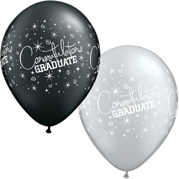 Q.11 Congratulations Graduate - PRL Onyx Black & Silver