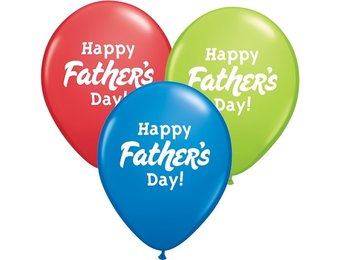 Q.11 Happy Father's Day - Red/Limegreen/Dark Blue - 50 ct