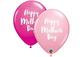 Q.11 - Mother's Day - Script Pink & Wild Berry - 25 Stuks