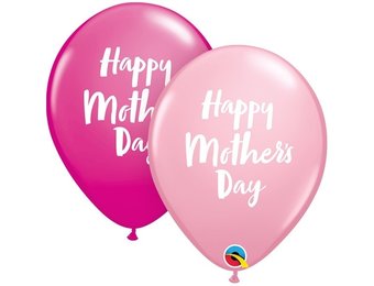 Q.11 - Mother's Day - Script Pink & Wild Berry - 25 Stuks