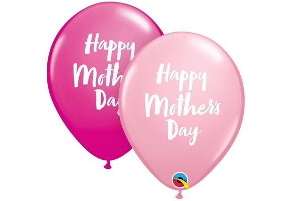 Q.11 Mother's Day - Script Pink & Wild Berry